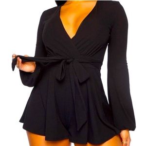 Black Romper - Fashion Nova